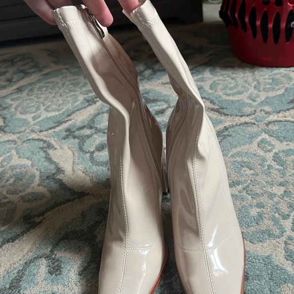 Dolls kill white boots size 10 - Picture 3 of 7